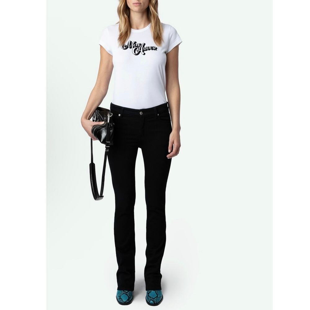 Zadig & Voltaire White Graphic Logo Tee